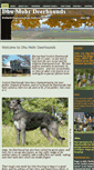 Mobile Screenshot of dhumohrdeerhounds.com